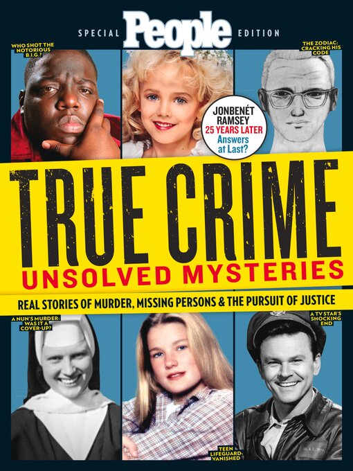 Title details for PEOPLE True Crime Unsolved Mysteries by People Magazine - Available